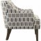 Gideon Sofa & Loveseat Set 506404 in Graphite Fabric by Coaster