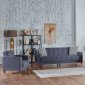 Camilla Mira Navy Sofa Bed by Bellona w/Options