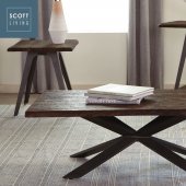 705818 Coffee Table 3Pc Set Dark Brown - Scott Living by Coaster