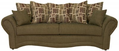 Green Fabric Traditional Sofa & Loveseat Set w/Optional Chair