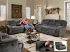 1735 Motion Sofa & Loveseat in Charcoal Fabric by Albany