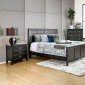 Arabelle CM7481 Bedroom in Wire-Brushed Black Finish w/Options