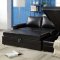 Salem CM6313 Sectional Sofa in Black Bonded Leather Match