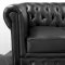 Paris 3 Sofa 3Pc Set in Black Half Leather by VIG