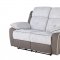 U5050 Motion Sofa & Loveseat Set in Light & Dark Gray by Global