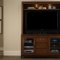 Bronze Spice Finish 4PC Modern Stylish Entertainment Unit