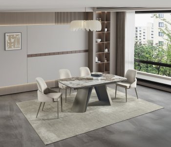 RH Morandi Extension Dining Table by J&M w/Optional Chairs [JMDS-RH-Morandi RH-6370]