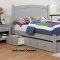 Caren 4Pc Youth Bedroom Set CM7902GY in Gray w/Options