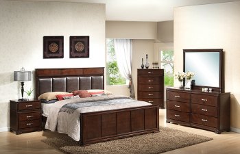 20416 Malibu Bedroom in Satin Chocolate by World Imports [WDBS-Malibu 20416]