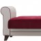 Enjoy Sofa Bed in Burgundy Fabric by Casamode w/Options