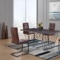 D6901DT Dining Table in Dark Brown by Global w/Options