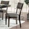 Leeds 5Pc Transitional Dining Room Set CM3387RT in Gray