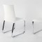 Fiore Extendable Dining Table in White w/Options by Whiteline