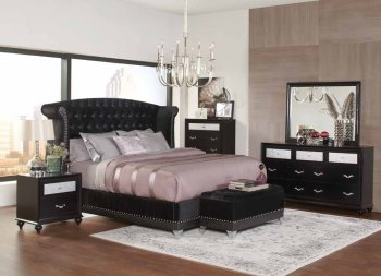 Barzini 300643 Bedroom in Black by Coaster w/Options [CRBS-300643 Barzini]