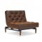 Oldschool Sofa Bed in Brown w/Retro Legs by Innovation w/Options