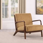 Foster Accent Chair Set of 2 902271 in Honey Fabric by Coaster