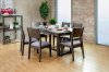 Anton I CM3986T 5Pc Dinette Set of Table & 4 Chairs in Gray