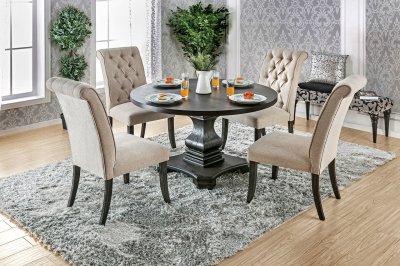 Nerissa Dinette Set CM3840RT 5Pc Set in Antique Black