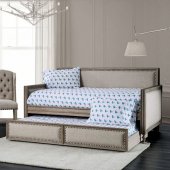 Audrina Daybed CM1240 in Beige Linen w/Options