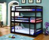 400302 Triple Twin Bunk Bed in Cappuccino by Coaster