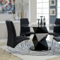 CM8335BK-T-48 Halava II Dining Table in Black w/Optional Chairs