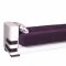 Safir Sectional Sofa Convertible in Purple Microfiber by Rain