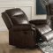 Lydia Motion Sofa LV00654 Brown Leather Aire by Acme w/Options