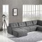 Colony Modular Sectional Sofa in Charcoal Fabric by NCFurniture