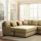 Minnis 9759NF Sectional Sofa in Beige by Homelegance