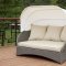 Aida 2Pc Outdoor Patio Daybed Set CM-OS2107 in Gray & Beige