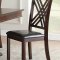 Katrien Dining Room Set 7Pc 71855 in Espresso & Black by Acme