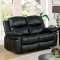 Listowel Motion Sofa CM6992BK in Black Leather Match w/Options