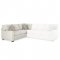 Hybrid Sectional Sofa in Aluna Birch Fabric by Klaussner