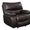 Willemse Motion Sofa 601931 Dark Brown by Coaster w/Options