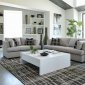 Lola Sofa 508601 in Grey Velvet by Coaster w/Options