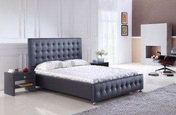 Rimni Bedroom in Black by American Eagle w/Optional Nightstands [AEBS-Rimni-NS002 Black]