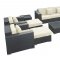 Eclipse Outdoor Patio Sofa 9Pc Set Choice of Color by Modway