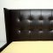 Wing Bed by Beverly Hills in Brown Bycast Leather w/Options