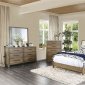 Enrico I 5pc Bedroom Set CM7068A in Light Oak w/Options