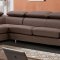 Caracas Sectional Sofa in Brown Full Leather by ESF