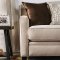 Camilla Sofa SM2681 in Tan Velvet-like Fabric w/Options