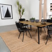 Maverick Dining Set 5Pc 123041 Natural Mango by Coaster