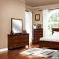 Tamarack Bedroom Set 5Pc 00-044 in Brown Cherry by NCFurniture