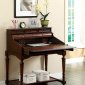 Canthus Secretary Desk CM-DK6224 - Cherry w/Leatherette Tray Top