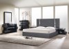 Matisse Bedroom Charcoal by J&M w/Optional Milan Black Casegoods