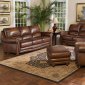 Leather Italia Parker Sofa & Loveseat Set w/Options