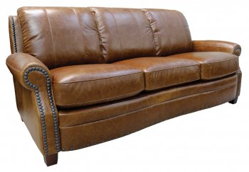 Ashton Sofa & Loveseat Set in Safari Tan Full Leather [LKS-Ashton-156 Safari Tan]