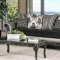 Midleton Sofa SM7405 in Gray/Black Leatherette & Chenille w/Opt