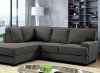 Fay Sectional Sofa CM6591 in Gray Linen-Like Fabric w/Options