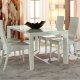 Nightfly White Dining Table by Rossetto w/Extensions & Options